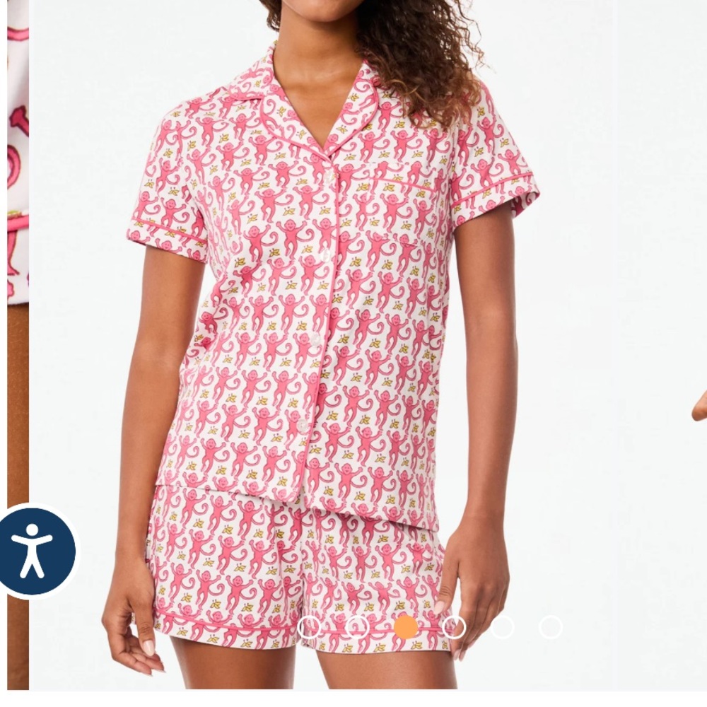 Roller Rabbit Monkey Polo Pajamas